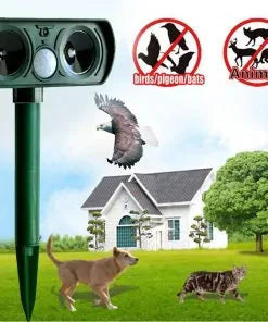 Ultrasonic Solar Animal Repellent Anti Spier