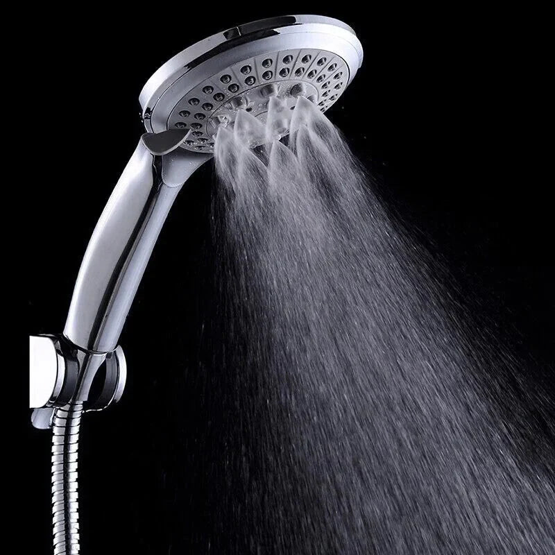 High Pressure Shower Head 5 Settings Handheld Shower Heads Spray With 5 FT Hose Anti Spier