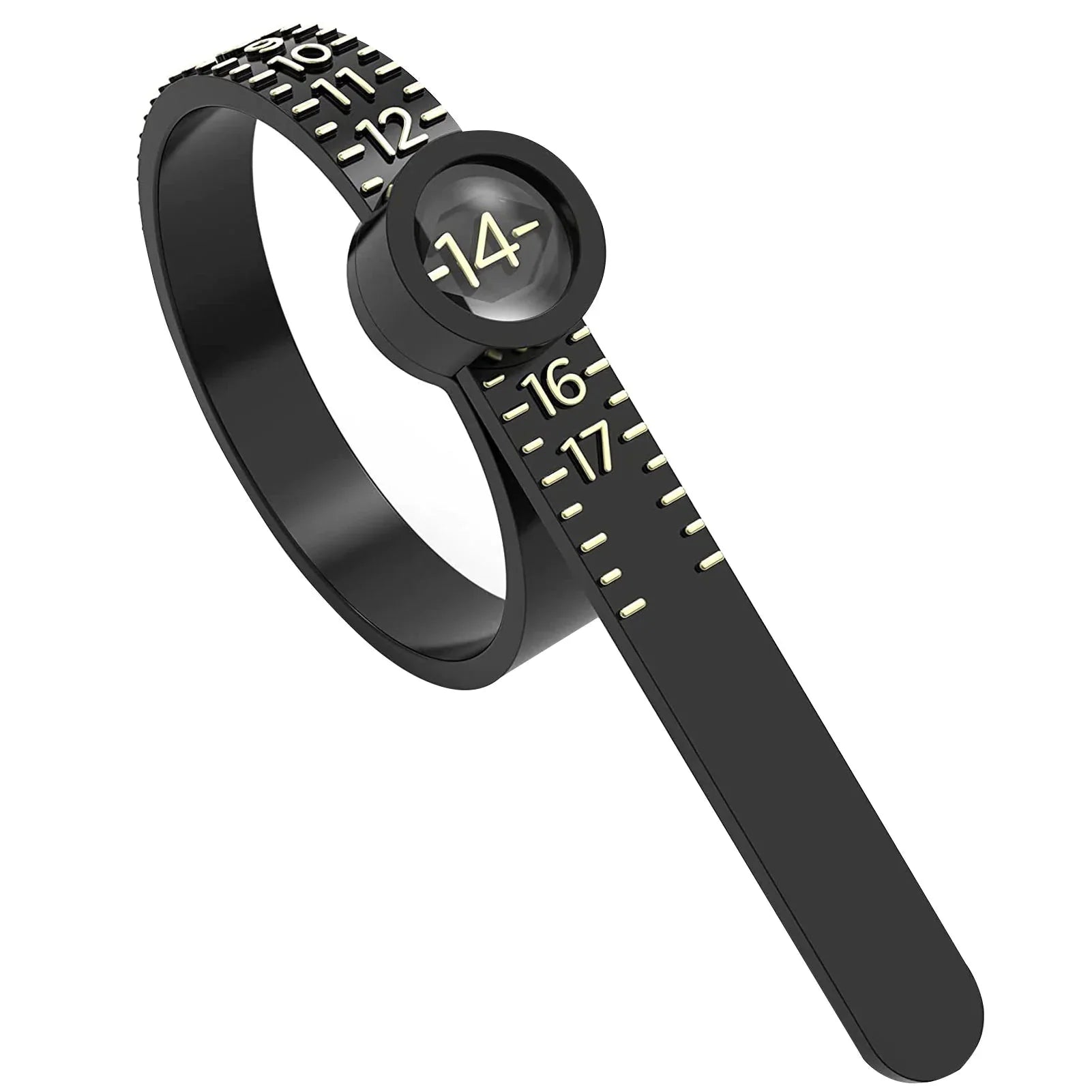 Measuring Tape With Magnifying Glass for finger Anti Spier