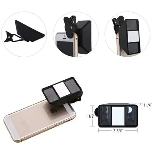 Magical 3D Clip On Lens for your Smart Phone and Tablets Anti Spier