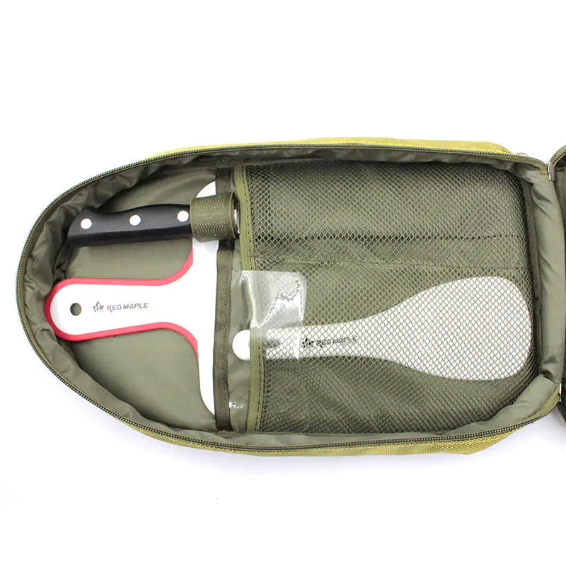 Outdoor Camping Cookware Set with BBQ Tools Anti Spier