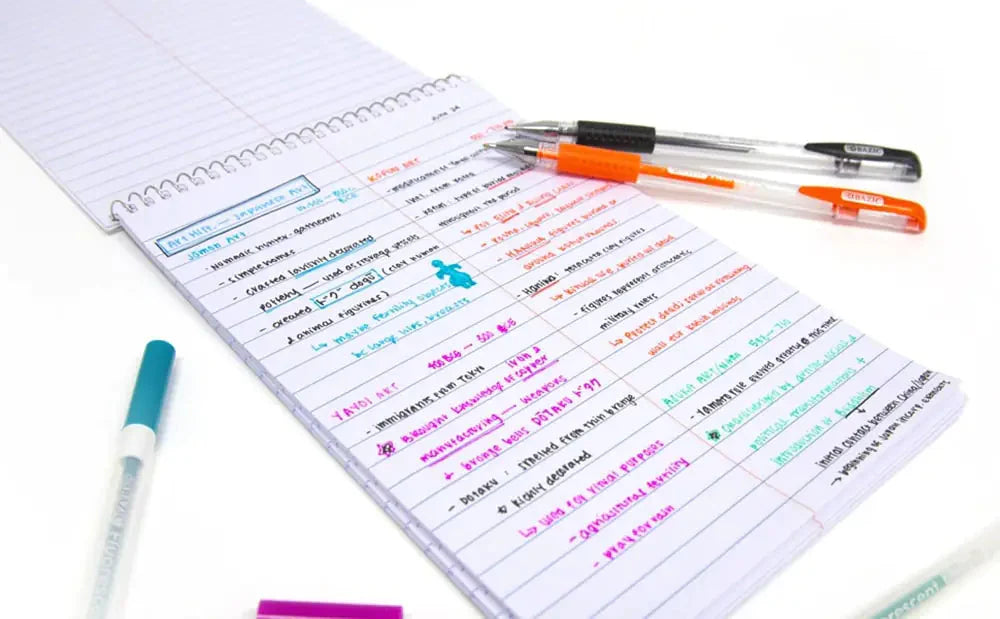 80 Ct. 6" X 9" White Paper Gregg Ruled Steno Book Anti Spier