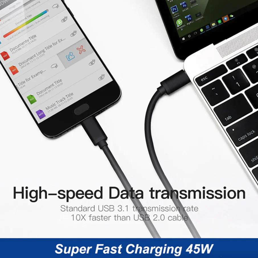 45W USB-C Super Fast Wall Charger + 6FT Cable For Samsung Galaxy S20 S21 S22 S23 Anti Spier