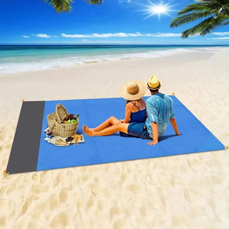 Waterproof Pocket Beach Blanket Anti Spier