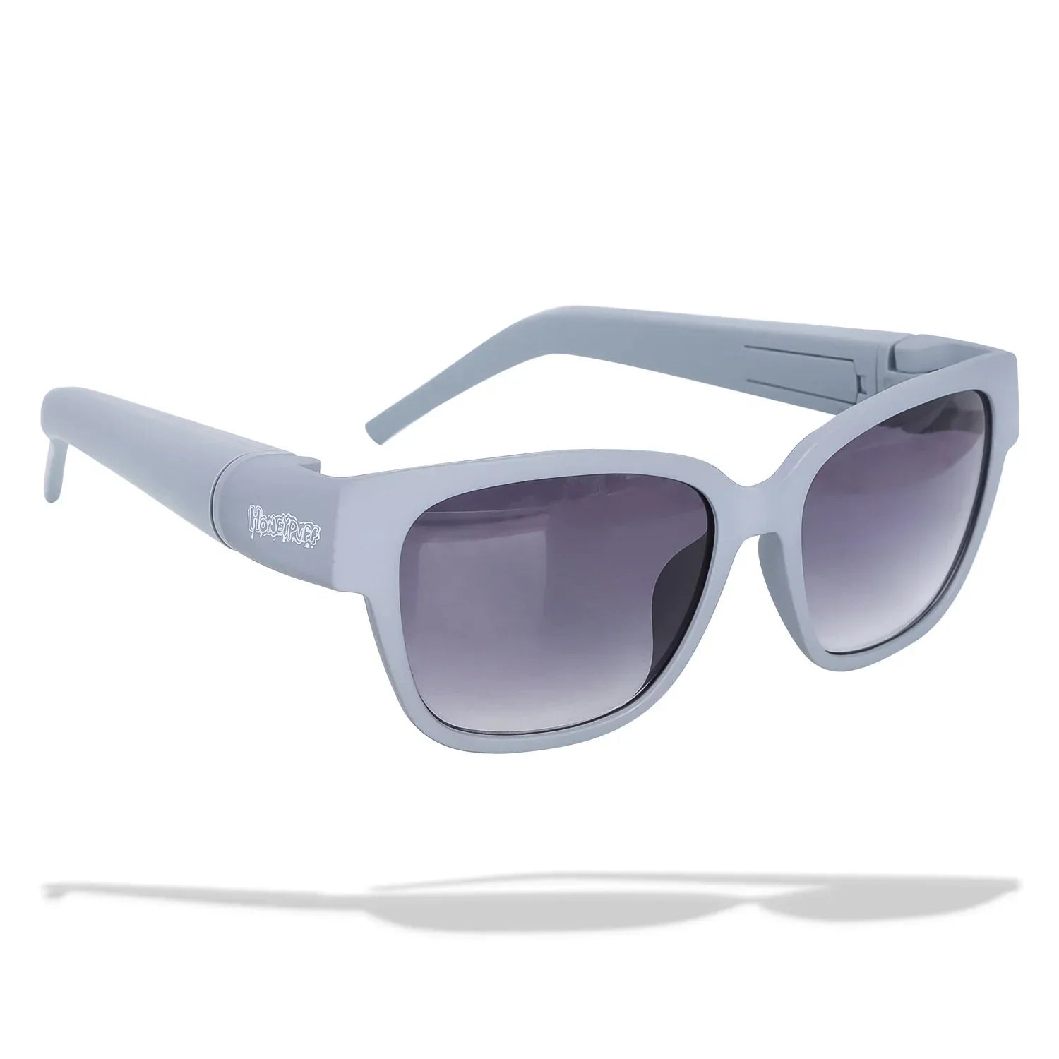 Sunglasses with Hidden Horn Tube Storage Anti Spier