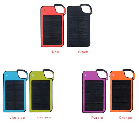 Clip-on Tag Along Solar Charger For Your Smartphone Anti Spier