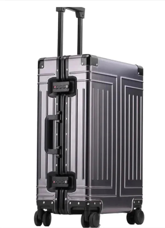Aluminum Magnesium Alloy Trolley Case Anti Spier