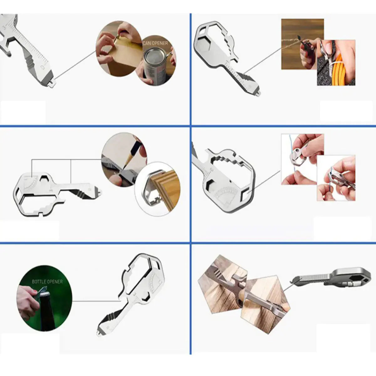 Skill Master 24 In 1 Handyman's Smart Key Tool Anti Spier