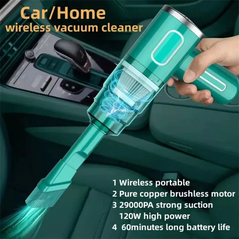 29000PA Cordless Hand Held Vacuum Cleaner Mini Portable Car Auto Home Wireless Anti Spier