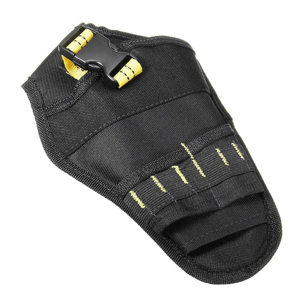 Heavy Duty Drill Holster Tool Belt Pouch Bit Holder Hanging Waist Bag Drill Tool Anti Spier