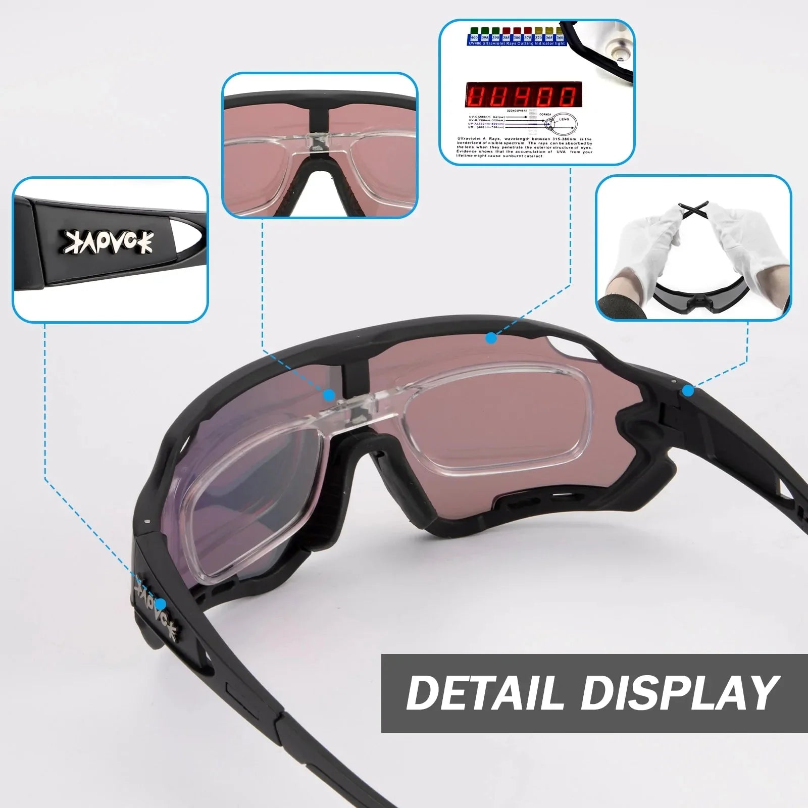 Polarized Cycling Glasses Anti Spier