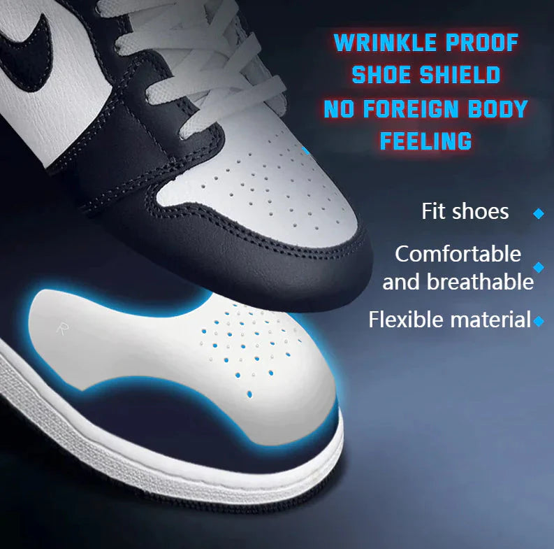 5 Pairs Shoe Protector Anti Crease Force Fields Cover Toe Cap Creasing Decreaser Anti Spier