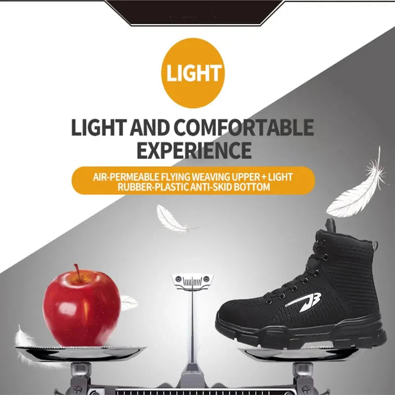 Mens Winter Safety Work Boots Shoes Anti Spier