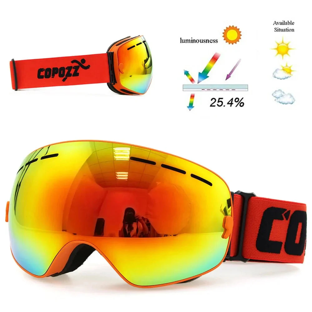 Anti-Fog Ski Goggles Anti Spier