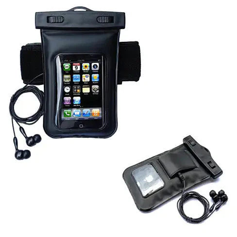 Waterproof Bag for you Smartphone with Music Out Jack and Waterproof Headphones Anti Spier