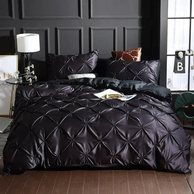 Luxury Silk Bedding Set Anti Spier