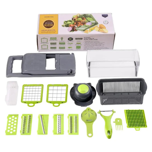 16 in 1 Multifunctional Vegetable Chopper Anti Spier
