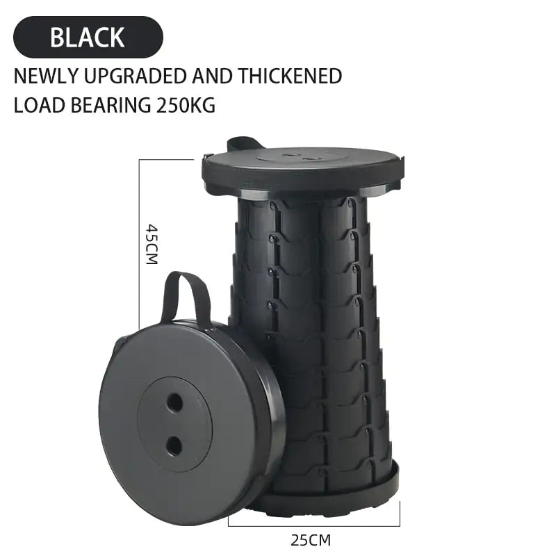 Portable Folding Telescopic Stool with Carry Bag