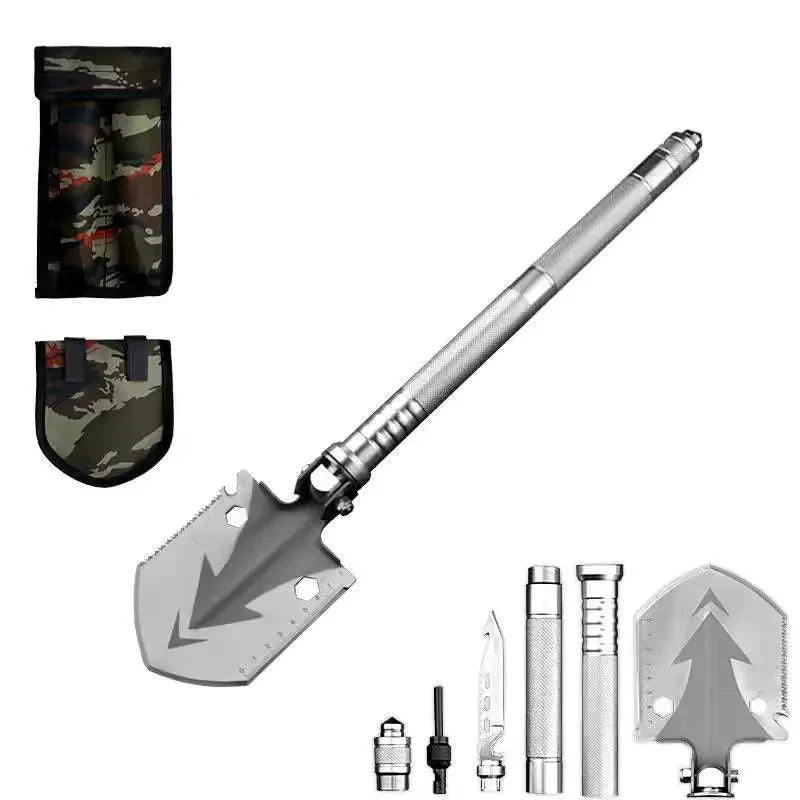 Multifunctional Folding Outdoor Military Shovel Tool Anti Spier