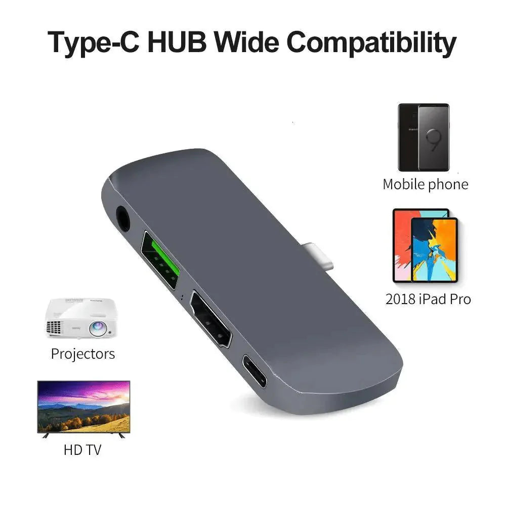 THUNDERBOLT 3 USB TYPE-C HUB DOCK FOR ANDROID PHONE OR TABLET Anti Spier