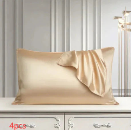 Premium Pure Silk Pillowcase – 100% Natural Real Silk Anti Spier