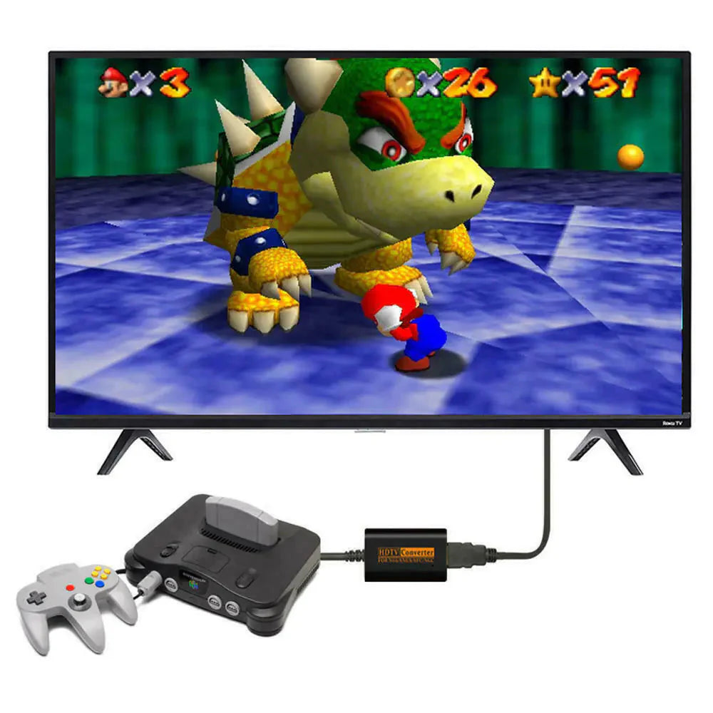 N64 To HDMI Converter Adapter HD Link Cable For Nintendo Gamecube Super NES SNES Anti Spier