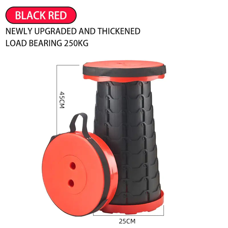Portable Folding Telescopic Stool with Carry Bag