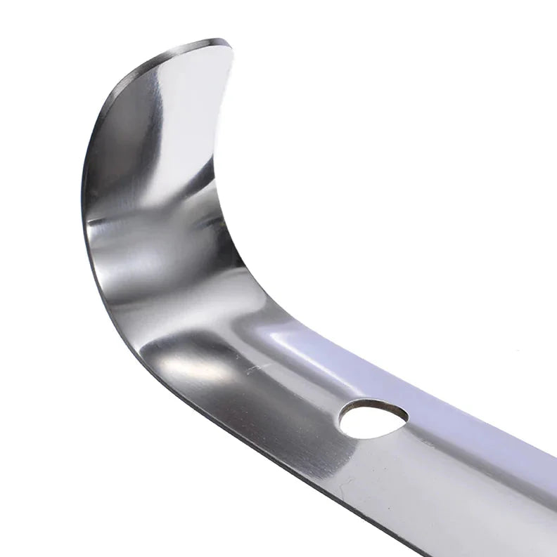 22in Extra Long Handle Shoe Horn Stainless Steel Metal Shoes Remover Shoehorn US Anti Spier