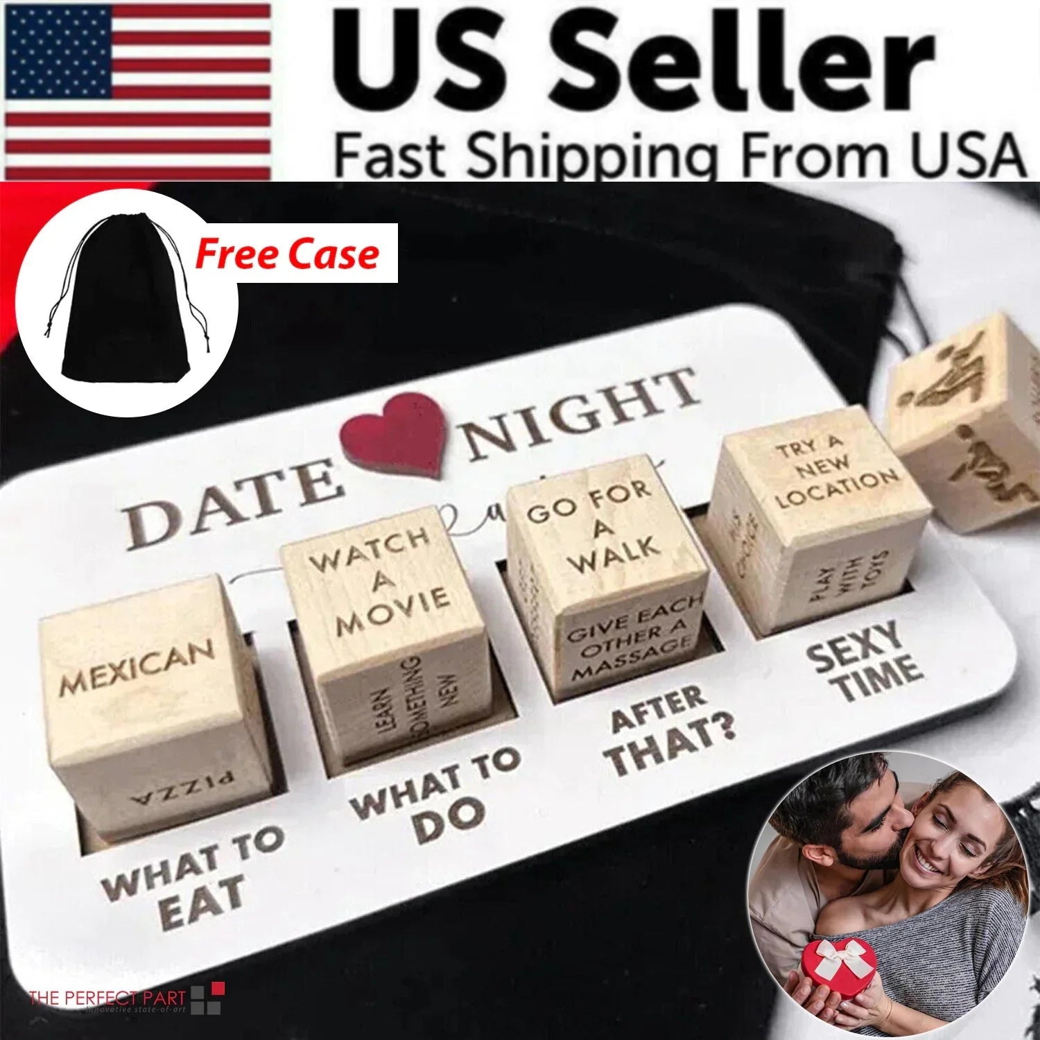 Date Night Dice After Dark Edition Date Night Wooden Dice Game For Couples Fun Anti Spier