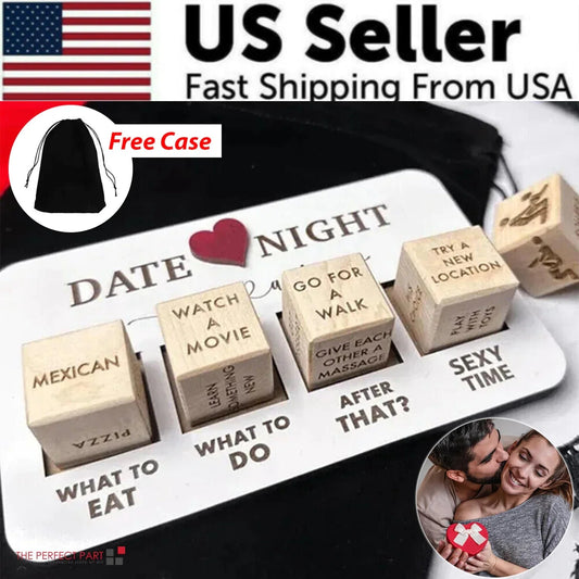 Date Night Dice After Dark Edition Date Night Wooden Dice Game For Couples Fun Anti Spier