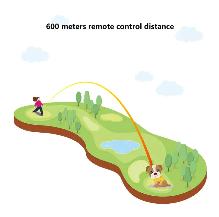 650 YD Remote Dog Training Shock Collar Waterproof for Small Medium Large Dogs Anti Spier