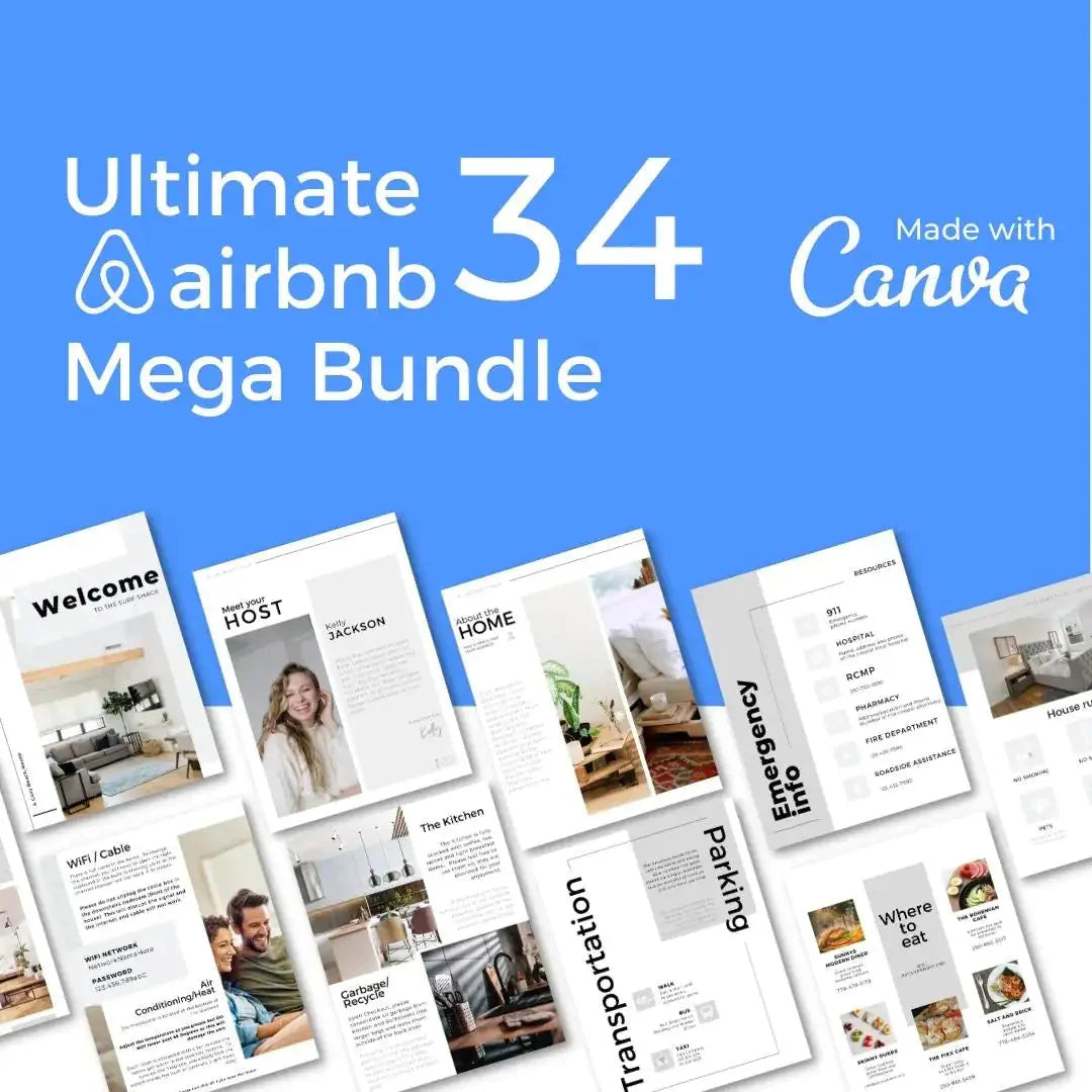 Ultimate Downloadable AirBnB Host Template Bundle Anti Spier