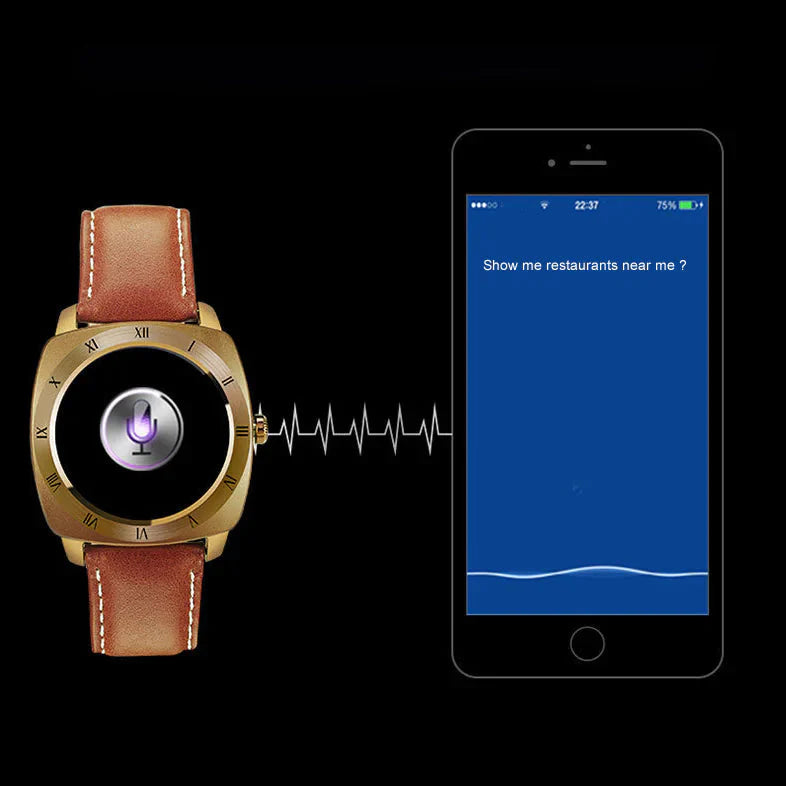 Retro Wave Smart Watch And Activity Manager Anti Spier