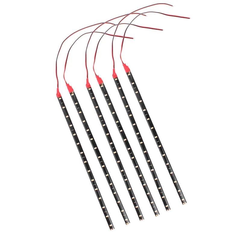 Lot Waterproof 12''/15 DC 12V Motor LED Strip Underbody Light For Car Motorcycle Anti Spier