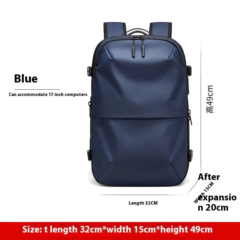 Men's Expansion Backpack Dry Wet Separation Anti Spier