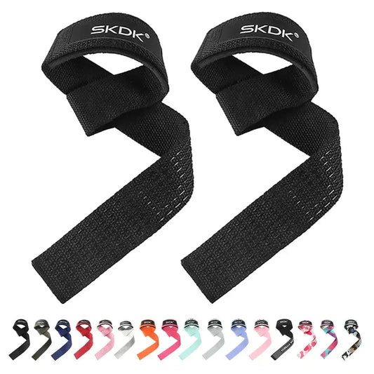 Anti-Slip Silicone Weightlifting Wrist Straps Anti Spier