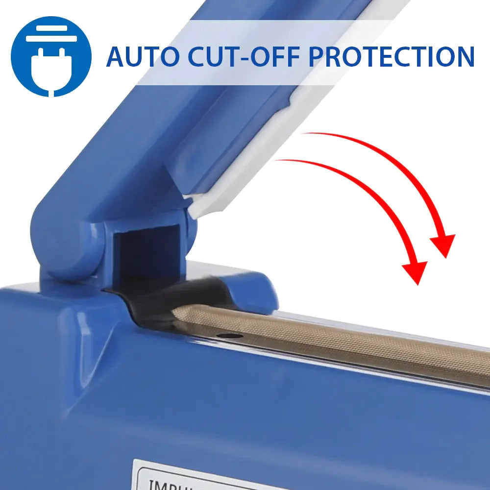 Hand Press Vacuum Food Plastic Bag Sealer Anti Spier