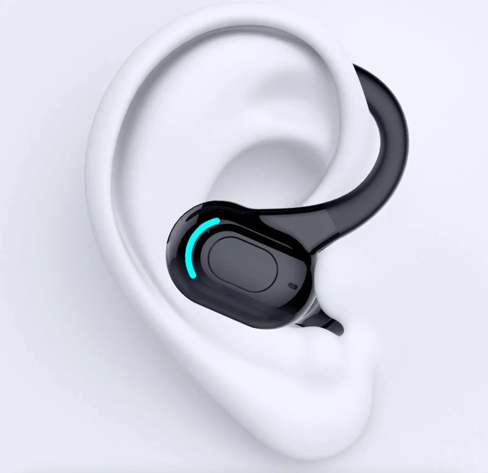 New Bluetooth 5.1 Headset Wireless Earbuds Earphones Stereo Headphones Ear Hook Anti Spier