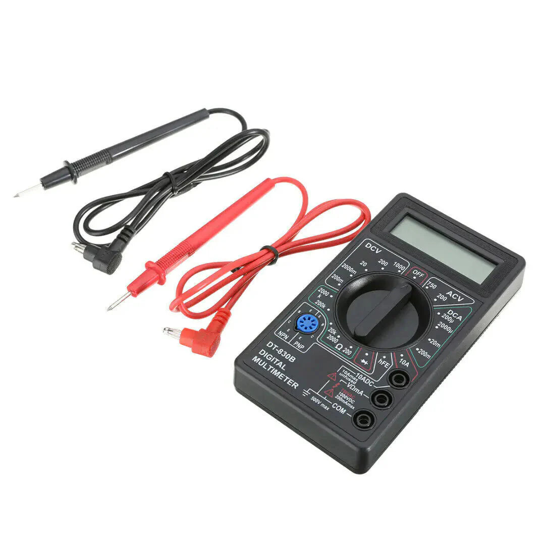7 Fn Digital Multimeter AC DC Voltage Volt 10 Amp Current Resistance Ohm Meter Anti Spier