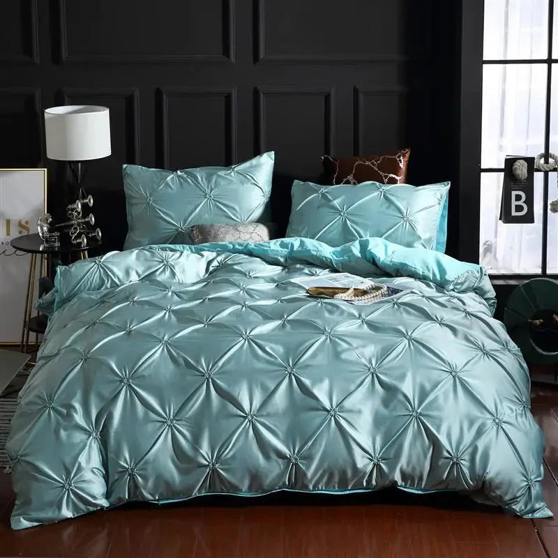 Luxury Silk Bedding Set Anti Spier