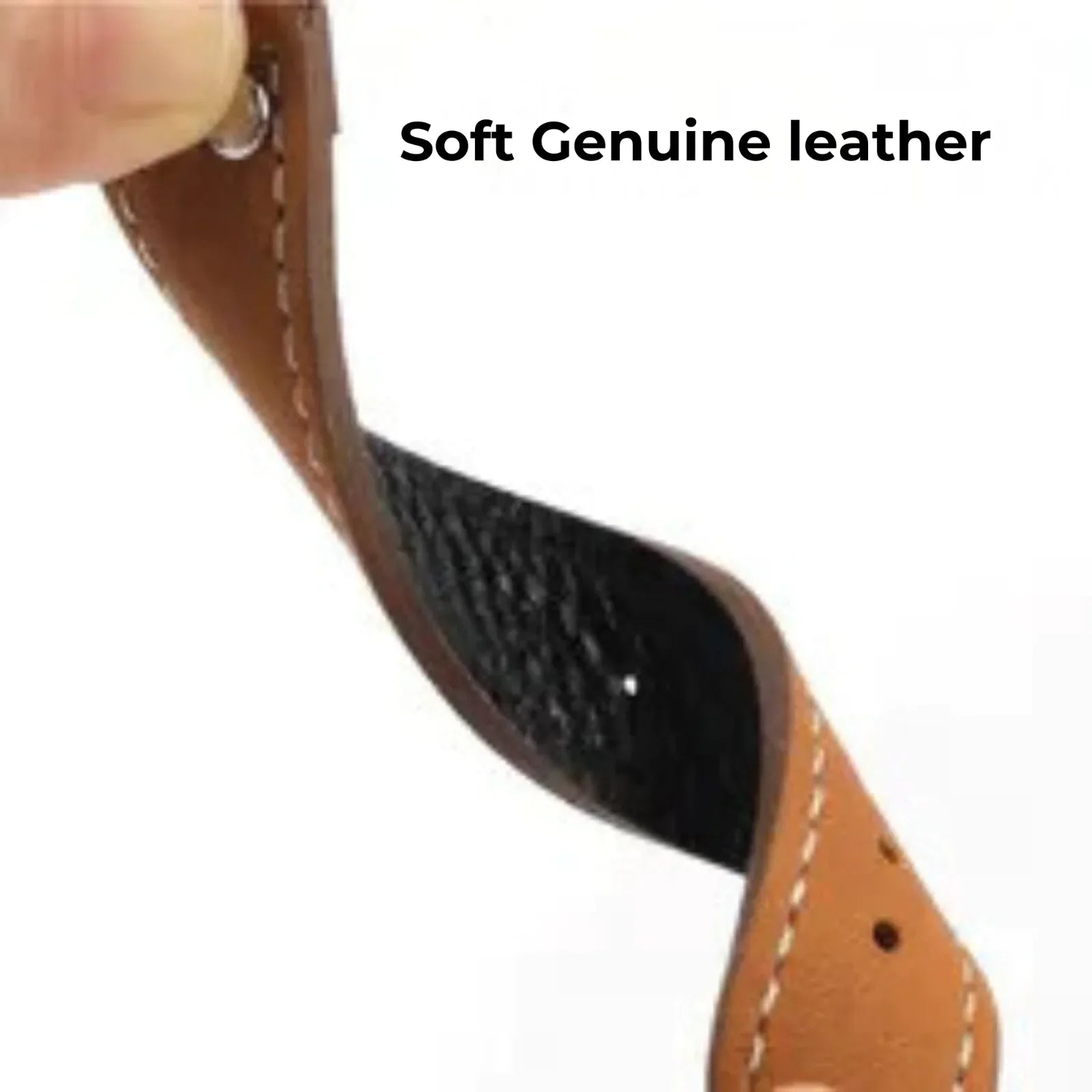 18mm 20mm 22mm Classic Genuine Leather Watch Band Strap Quick Release Wristband - Anti Spier 