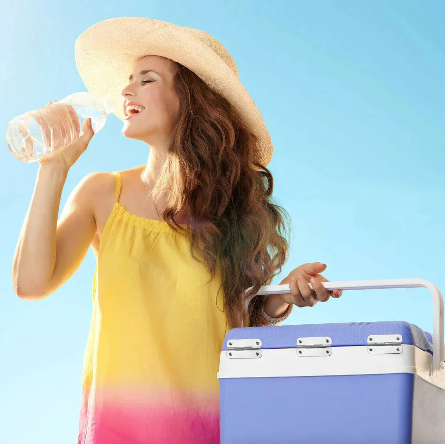 3PCS Stainless Steel Cooler Hinges & Screws Replacements For Igloo Cooler Parts Anti Spier