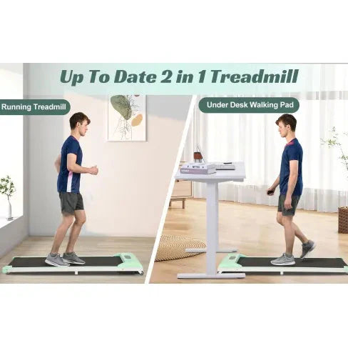 2 In 1 Under Desk Electric Treadmill Anti Spier