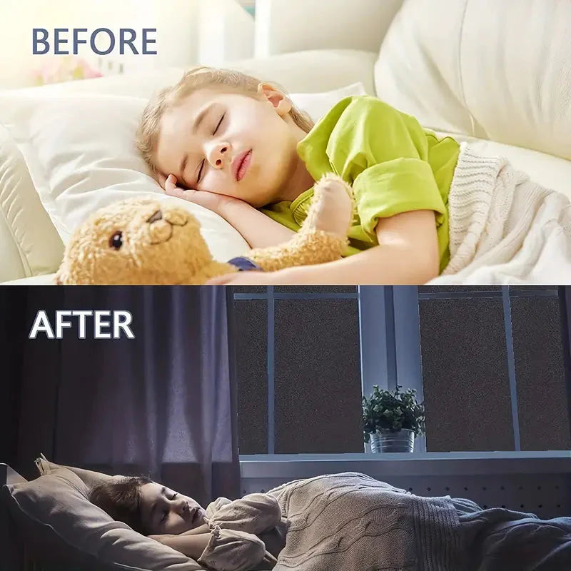 Frosted Static Cling Window Film for Home & Office Anti Spier