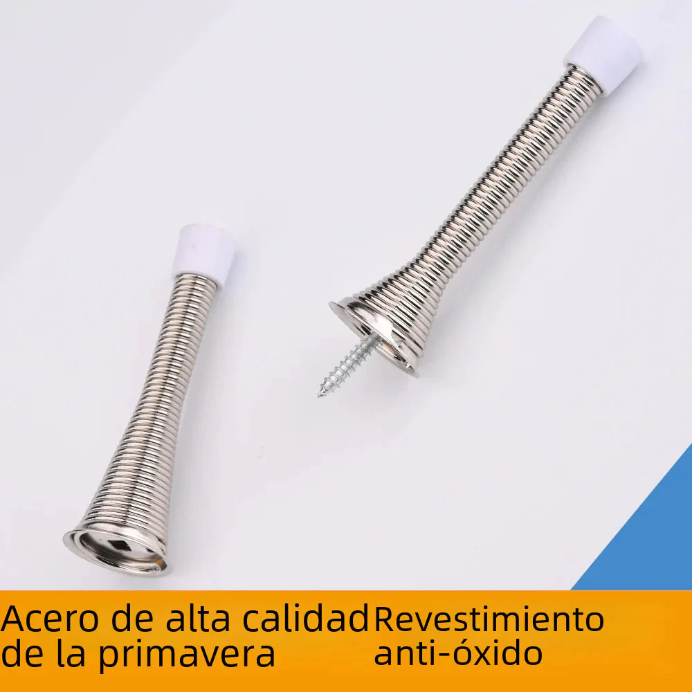 American Spring Door Stop for Kids with Rubber Head Anti Spier