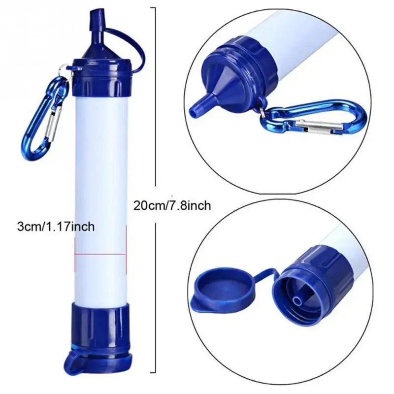 Portable Outdoor Survival Water Life Straw Anti Spier