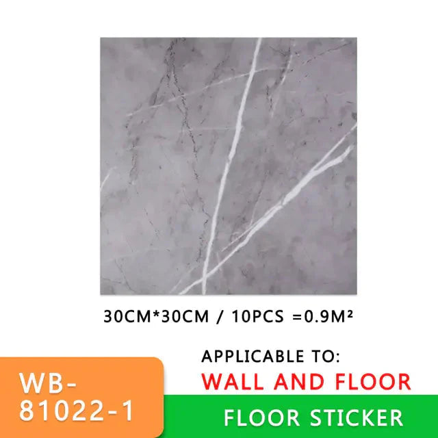 Thick Self-Adhesive Marble Floor Stickers Anti Spier