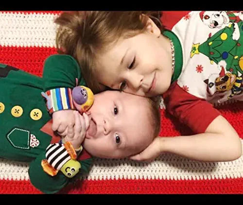 Baby Infant Rattle Socks Toys 3-6 to 12 Months Girl Boy Learning Toy Anti Spier