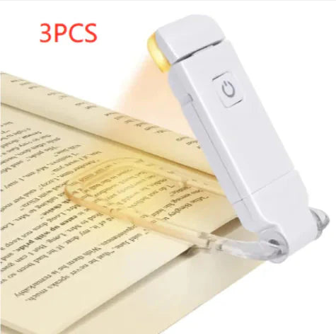 USB Rechargeable LED Clip-On Reading Light Anti Spier