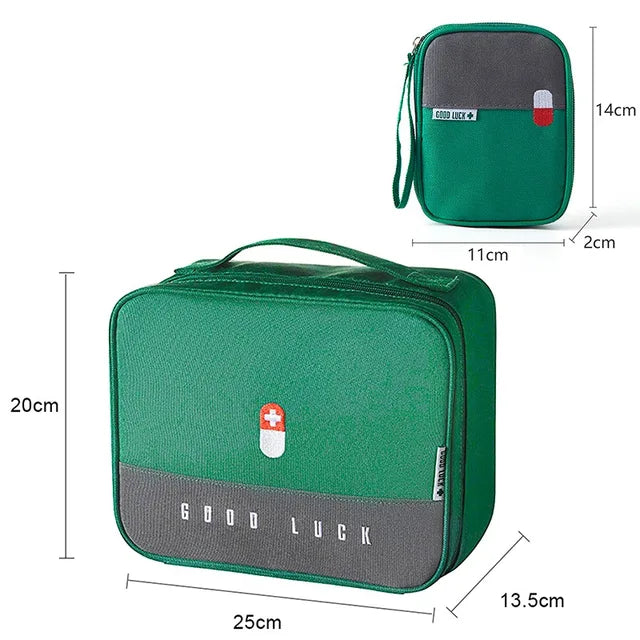 Large Capacity First Aid Kit Home Medicine Storage Anti Spier